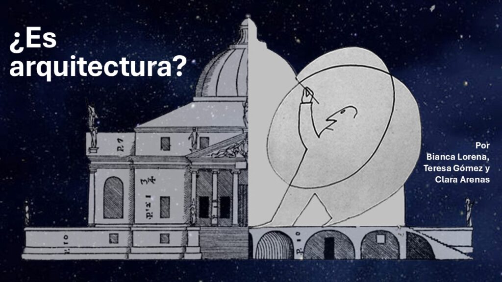 ¿Es arquitectura?